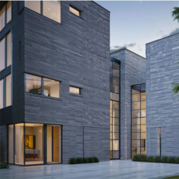 Ușor și durabil al peretelui perdelei: piatră liniară din Oman