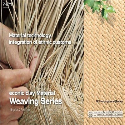 Tigla de perete din rattan